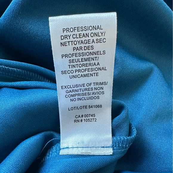 NWOT JS Collections - Asymmetric Embroidered Evening Dress - Picture 12 of 12